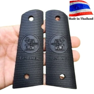 Empuñadura para pistola de madera auspiciosa Les Baer 1911 Ambi Safety THAI ébano duramen - Imagen 1 de 4