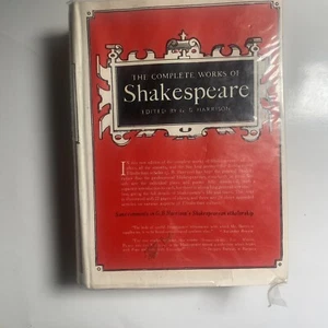 1974 The Complete Works of Shakespeare edited by G.B. Harrison - Picture 1 of 5