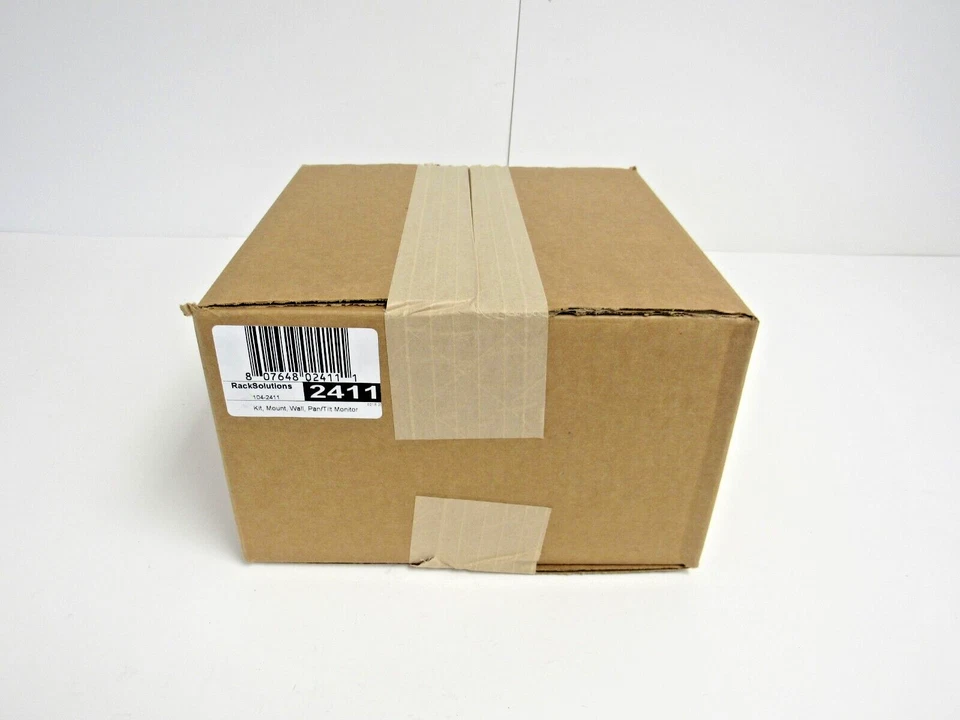 Rack Solutions 104-2411 Universal Monitor Wall Mount w/ Pan/Tilt VESA-D     WH1 - Image 1 of 4