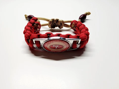 San Francisco 49ers Adjustable Charm Bracelet Fan Apparel & Souvenirs NFL Cover