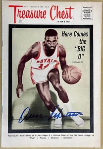 Oscar Robertson Autographed Treasure Chest Comic November 18 1965 - Picture 1 of 3