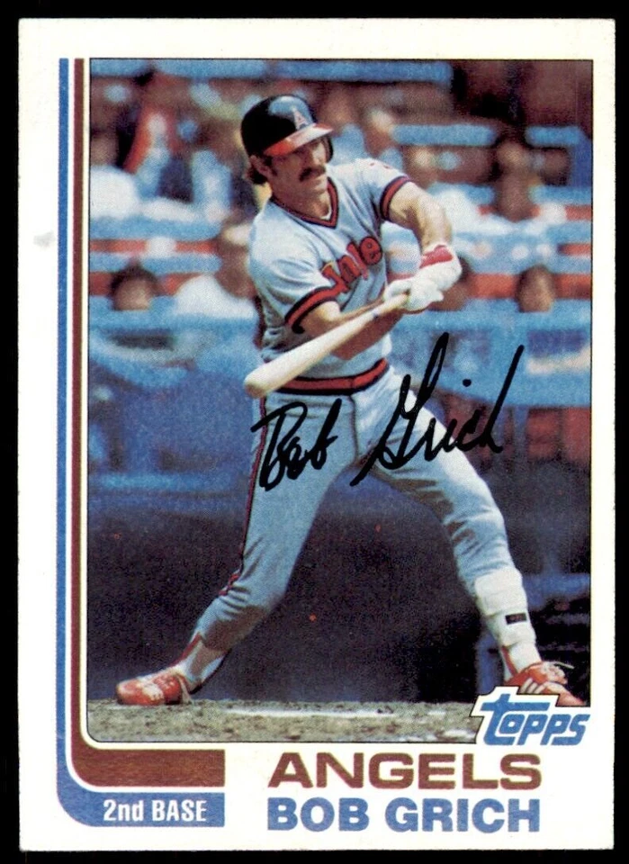 1982 TOPPS BOB GRICH . CALIFORNIA ANGELS #284 - Image 1 of 2