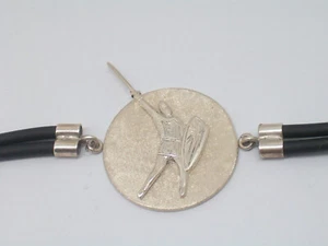 Armband Silber 925 und Kautschuk mit Alberto von Giussano - Armband/Legierung - Bild 1 von 3