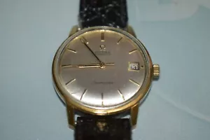 OMEGA SEAMASTER AUTOMATIK GOLD LÜNETTE SS BACK SILBER ZIFFERBLATT LÄUFT - Bild 1 von 8