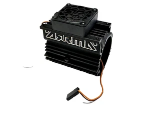 Arrma Typhon 6s Kühlkörper & Lüfter Schwarz Aluminium / BLX Notorious 6s - Bild 1 von 3
