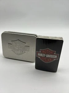 Carte da gioco Harley Davidson mazzi sigillati in custodia di latta - Foto 1 di 5