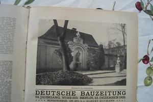 1920 Bauzeitung 101 Seyssel d’Aix München Kaulbachstraße Maxvorstadt - Picture 1 of 7