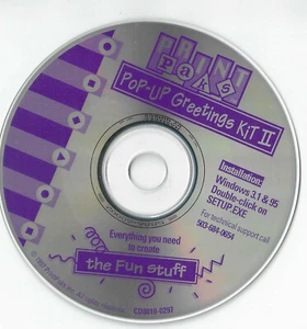 Print Paks Pop-up Greetings Kit II - Grußkarten erstellen (PC, 1997) nur Disc - Bild 1 von 1