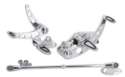 Kustom Tech Chrome Billet Forward Controls For Softail 2000-2017 (Z751289) £1049 - Image 1 of 4