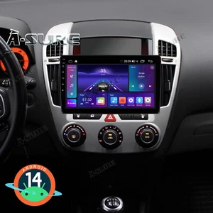 9'' Autoradio 2+64GB Android 14 GPS Navi Wifi CarPlay für Kia Ceed ED 2006-2009 - Bild 1 von 15