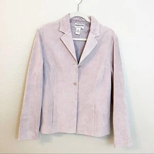 Pendleton Vintage Suede Lavender Blazer Large - Picture 1 of 4