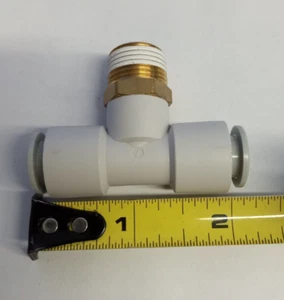 SMC KQ2T10-03S 10mmX10mmX3/8"NPT push-to-connect branch tee connector *5-pack* - Picture 1 of 2