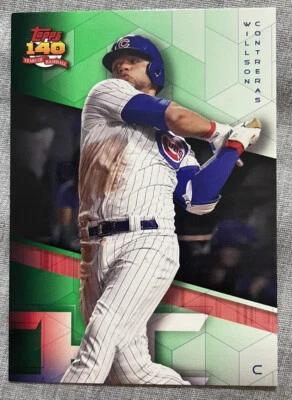 Willson Contreras 2021 Topps Archives Green Variant #'d /125 LOT of 3 Cubs MINT! - Image 1 of 4