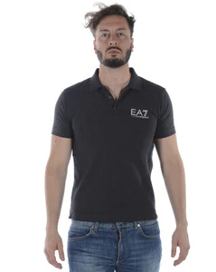 Polo Emporio Armani EA7 Polo Shirt Cotone Uomo Grigio 3ZPF52PJ04Z 3909 - Imagen 1 de 12