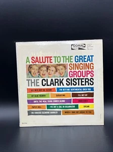 A Salute To The Great Singing Groups The Clark Sisters LP Vinyl Record - Imagen 1 de 5