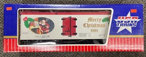 USA Trains 13013 Christmas 1995 Reefer Car UNUSED - Picture 1 of 4