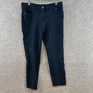 Chicos Women's Petites Classic Black Skinny Pants Size .5 (10) Short - Picture 1 of 10