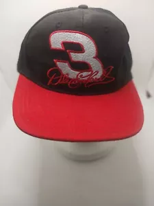 Vintage Dale Earnhardt Snapback Hat Cap Nutmeg Made In USA Racing Red Black - Picture 1 of 4