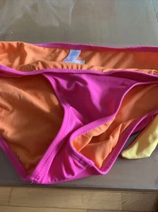 Limited Too, New Girl’s Size 18 Bikini, Orange & Pink Flowered bottoms - Picture 1 of 12