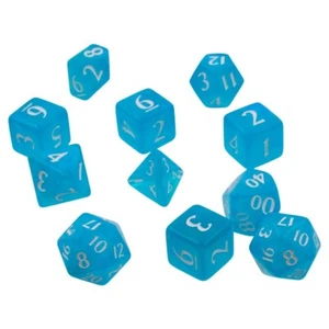 Sky Blue Eclipse Würfel 11-Die Set Ultra Pro mit Aufbewahrungsbox ULP15563 - Bild 1 von 3