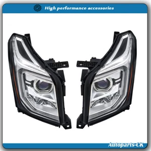 Halogen For GMC Yukon/Yukon XL 2015-2017 Headlights Driver+Passenger Side Pair - Picture 1 of 12