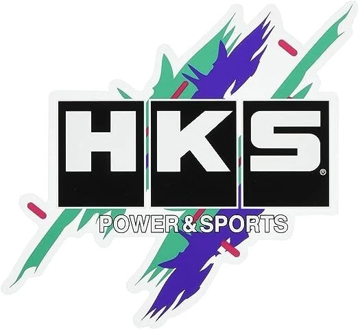 HKS 51003-AK127 Splash Logo Decal Sticker Large Die-Cut Made in Japan Genuine Foto 1 de 1