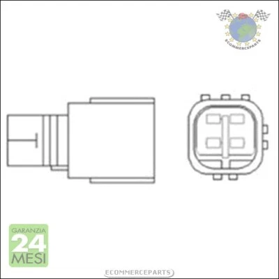Sonda Lambda M.Marelli per SUBARU LEGACY IV FORESTER OUTBACK IMPREZA - Immagine 1 di 3