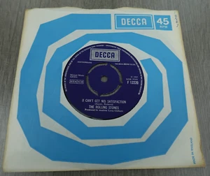 Rolling Stones I CAN'T GET NO SATISFACTION 1970 UK 7" PLAYS MINT HEAR - Picture 1 of 13