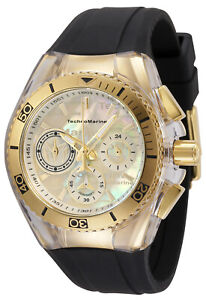TechnoMarine Women's TM-120030 Cruise California Gold MOP Chrono 40mm Watch