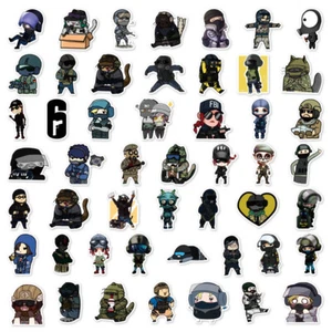 Rainbow Six Siege Stickers Pack Vinyl Laptop Helmet Phone Luggage Decal 50Pcs - Picture 1 of 5