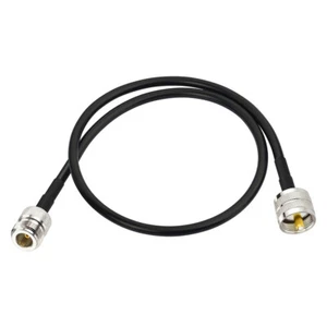 N type female to UHF male PL259 pigtail Coax RG58 24" for Wireless Adapter Cable - Picture 1 of 4