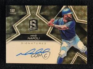2017 Panini Chronicles Spectra Signatures Gold 1/1 Mike Napoli #SS-MN Auto