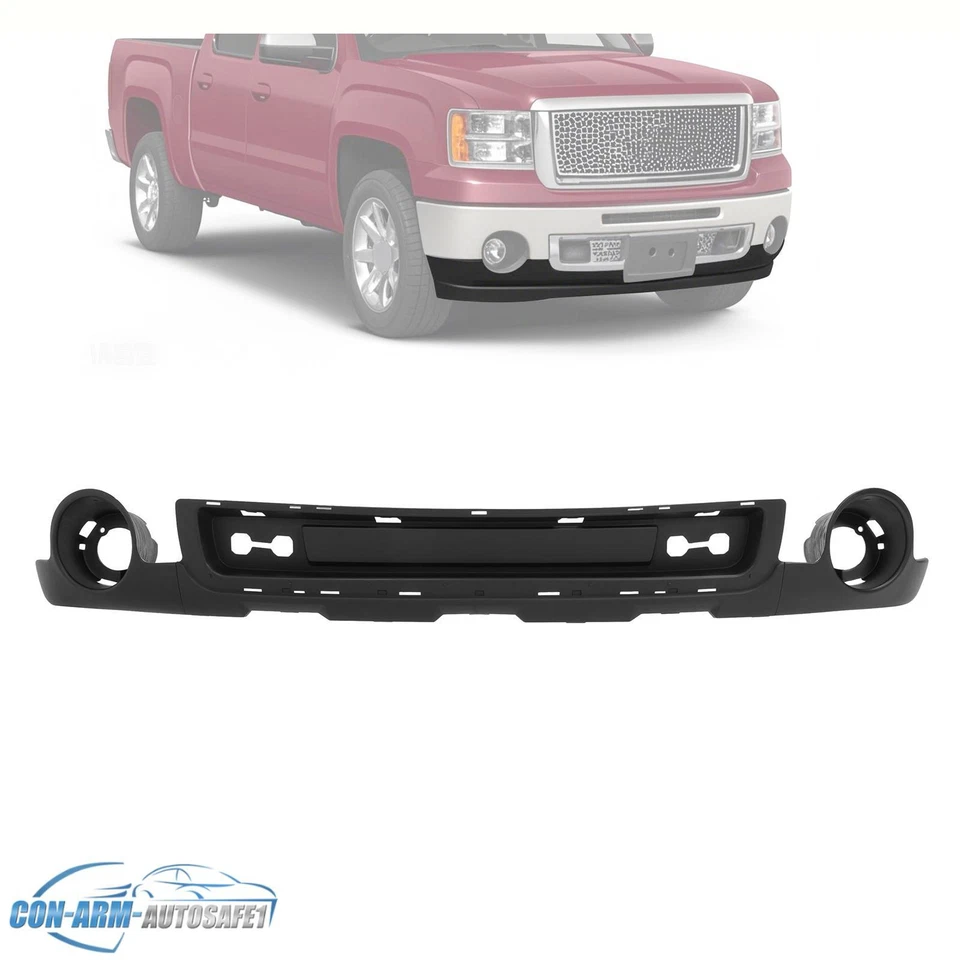 For GMC Sierra 1500 2007-2013 Front Lower Valance Air Dam Deflector Textured - Image 1 of 4