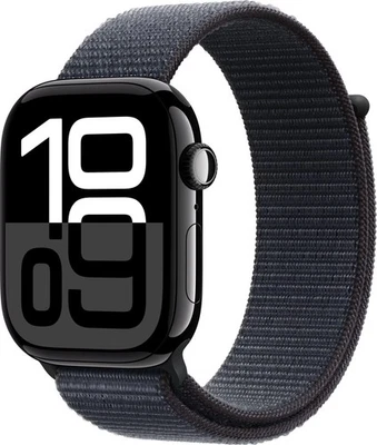 APPLE Watch S10 GPS 42 mm Alugehäuse schwarz Sportloop Tinte MWWG3QF/A B-Ware - Bild 1 von 3
