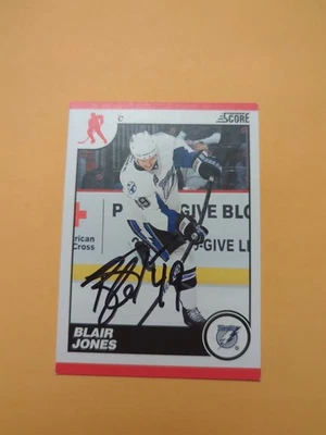 Blair Jones Signed Tampa Bay Lightning Card 1b Foto 1 de 2