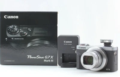Canon PowerShot G7 X Mark III 20.1MP vlogging Compact Camera Silver NEW 2y wrty - Image 1 of 4