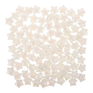  100 Pcs Star Spacer Beads Loose DIY Plastic Charming for Jewelry - Picture 1 of 18