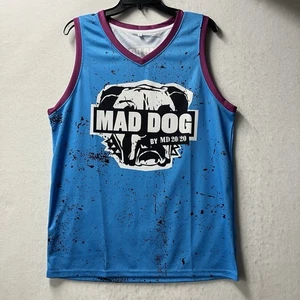 Camiseta deportiva promocional estilo baloncesto MAD DOG MD 2020 para hombre talla grande. Raro - Imagen 1 de 4