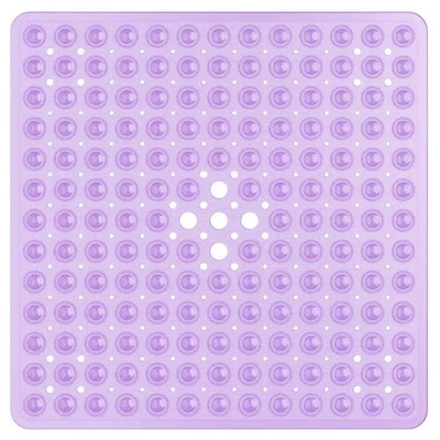 Alfombra de Ducha Antideslizante 53x53cm Ventosa PVC Baño Cuadrado Almohadilla de Piso No Seguridad Foto 1 de 4