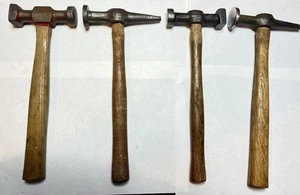 4 Vintage Auto Body Hammers Used - Bild 1 von 13