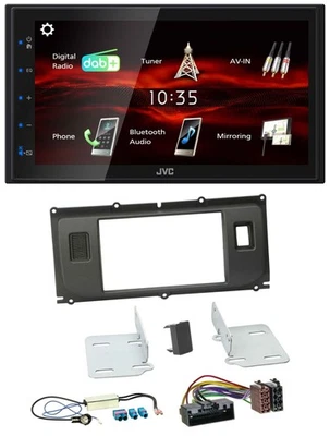 JVC USB Bluetooth MP3 DAB 2DIN Autoradio für Land Rover Evoque Blindstopfen ab 1 - Bild 1 von 4