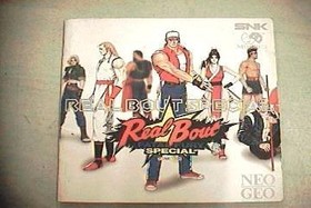 NEO GEO CD Real Bout Fatal Fury Special Neogeo SNK nc book form JP