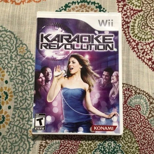 Karaoke Revolution Nintendo Wii 2009 Music Video Game Party Family Fun Songs - Picture 1 of 3