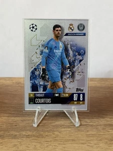 Match Attax 24/25 Courtois Real Madrid Team Set Winner Champions League #119 - Picture 1 of 2