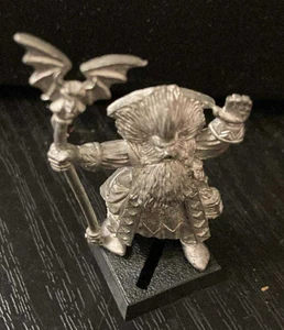 GW WARHAMMER 1 FIGURINE MAGE DE BATAILLES SORCIER LUMINEUX METAL - Imagen 1 de 2
