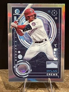 2024 Bowman Chrome DYLAN CREWS Bowman AI #BAI-13 Nationals.  Hot Rookie!! - Bild 1 von 2