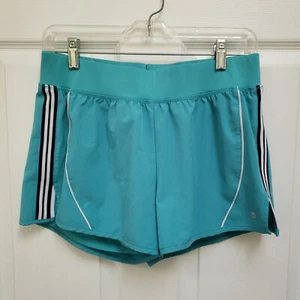 Pantalones cortos para correr Avia Active azul aguamarina forrados a rayas laterales para mujer talla M - Imagen 1 de 5