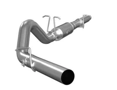 MBRP 4" Converter Back Side Exit Exhaust W Muffler For 99-04 Ford F250 F350 V10 - Imagem 1 de 2