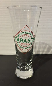 Mcilhenny Tabasco Pilsner Beer Glass 12 0unce 7" High-Unique Breweriana - Picture 1 of 11