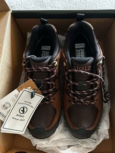 Aigle Vedur Low MTD Brown Boots BNIB NEW Size 39 - Picture 1 of 6